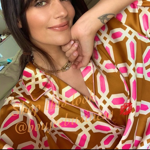 ZARA Pajama Style Lounge Wear Top - Picture 7 of 16